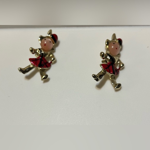 Vintage 1950’s Scottish Kilt Kinsmen Scatter Pins “Jelly Belly” Set Of Two - Picture 3 of 7